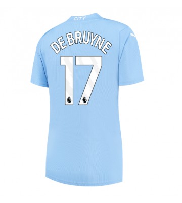 Maillot de foot Manchester City Kevin De Bruyne #17 Domicile Femmes 2023-24 Manches Courte